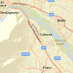 Vallo Torinese Street Map