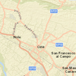 Ciriè Street Map