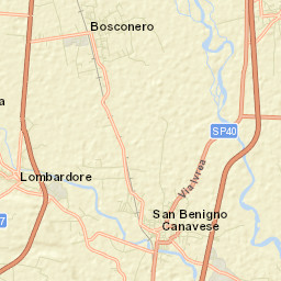 San Benigno Canavese Street Map