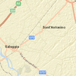 Saluggia Street Map