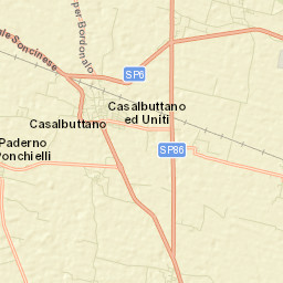 Casalbuttano Street Map