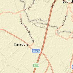 Bagnolo Street Map