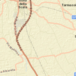 Isola della Scala Street Map