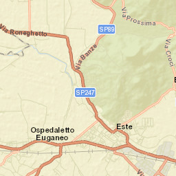 Ospedaletto Euganeo Street Map