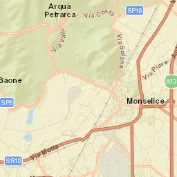 Monselice Street Map