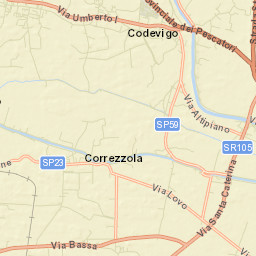 Codevigo Street Map