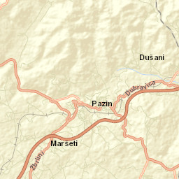 Grad Pazin Street Map