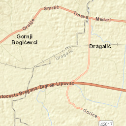 Gornji Bogićevci Street Map