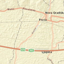 Grad Nova Gradiška Street Map