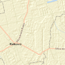 Retkovci Street Map