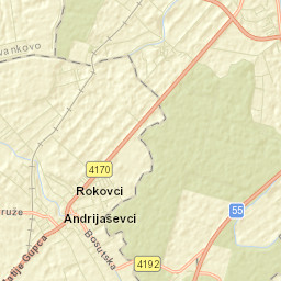 Andrijaševci Street Map