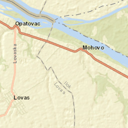 Lovas Street Map