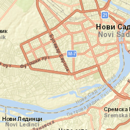 Novi Sad Street Map