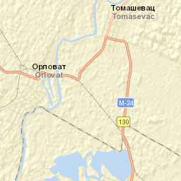 Tomaševac Street Map