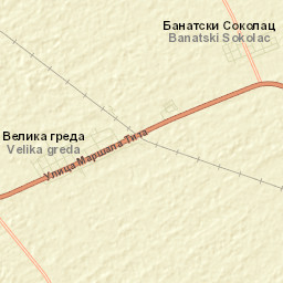 Velika Greda Street Map