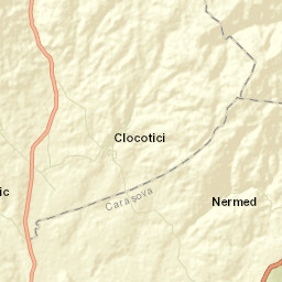 Comuna Caraşova Street Map