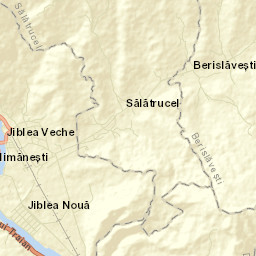 Comuna Sălătrucel Street Map