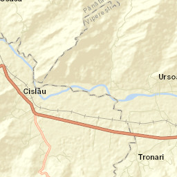 Comuna Cislău Street Map