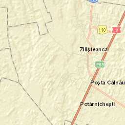 Poşta Câlnău Street Map