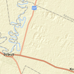 Comuna Şuţeşti Street Map