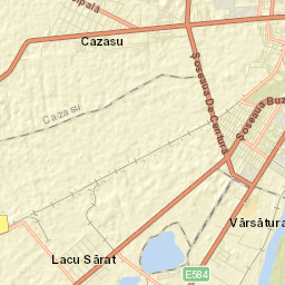 Comuna Cazasu Street Map
