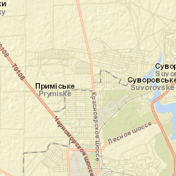 Suvorovskoye Street Map