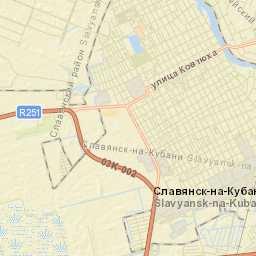 Slavyansk-na-Kubani Street Map
