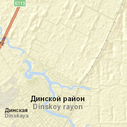 Dinskaya Street Map