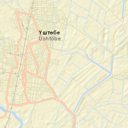 Ush-Tyube Street Map
