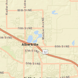 St. Michael MN America Street Map