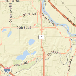 Otsego Street Map