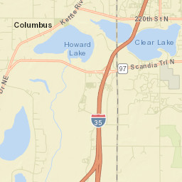 Columbus Street Map