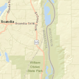 Scandia Street Map