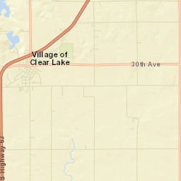 Clear Lake Street Map