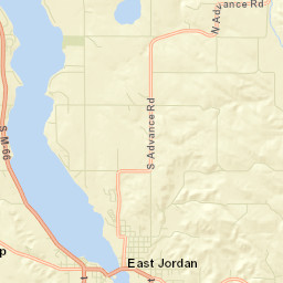 East Jordan Street Map