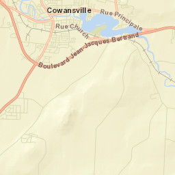 Cowansville Street Map
