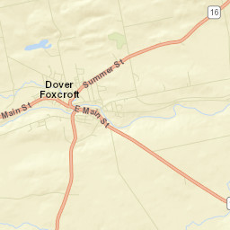 Dover-Foxcroft Street Map