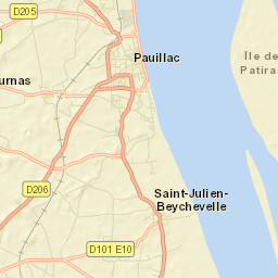 Pauillac Street Map