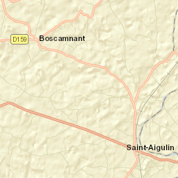 Saint-Aigulin Street Map