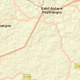 Saint-Aulaye Street Map