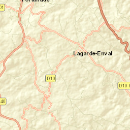 Sainte-Fortunade Street Map