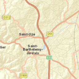 Saint-Barthélemy-de-Vals Street Map