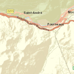 Modane Street Map