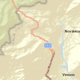 Venaus Street Map