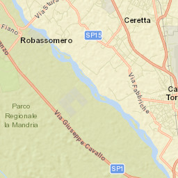 Caselle Torinese Street Map