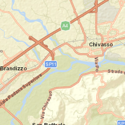 Chivasso Street Map