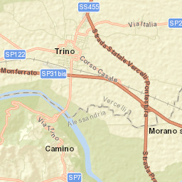 Camino Street Map