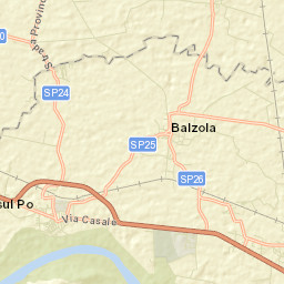 Balzola Street Map