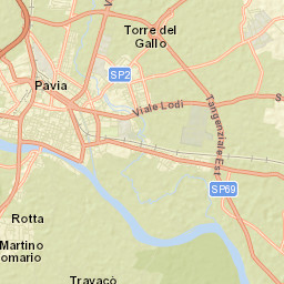 Pavia Street Map