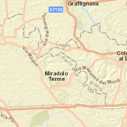Graffignana Street Map